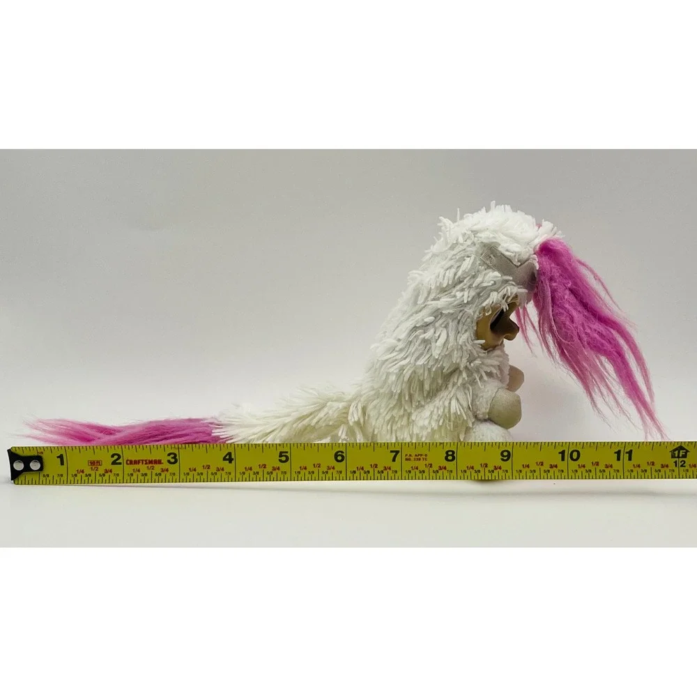 Fur Babies World Princess Melina Bush Baby White Pink Plush Star 6